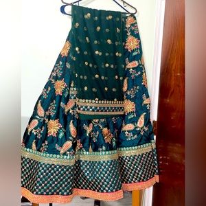 Green lehenga